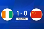 三连败！U16国足0-1科特迪瓦U16 国足小组3场皆负参加7-8名排位赛