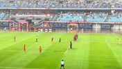 流畅！实拍：国足U16间接任意球小角度破门，韩国队员抱头沮丧